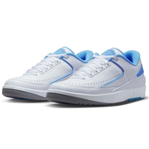 ☆NIKE AIR JORDAN 2 RETRO LOW UNC 白/水色 25.5cm ナイキ エア ジョーダン 2 レトロ ロウ DV9956-104