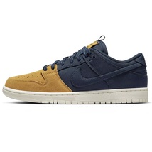 ☆NIKE SB DUNK LOW PRO PRM 紺/黄土 27.5cm ナイキ エスビイ ダンク ロウ プロ プレミアム DX6775-400_画像3