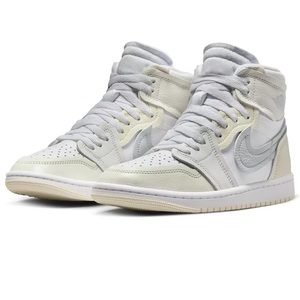 ☆NIKE WMNS AIR JORDAN 1 HIGH MM 白/淡白/薄灰 25.5cm ナイキ ウィメンズ エアジョーダン 1 ハイ メソッド オブ メイク FB9891-100