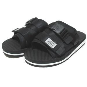 ☆HAWKINS LOCK-ON SL 黒/黒/白 22.0cm ホーキンス ロックオン スライド sandal サンダル HS90003L