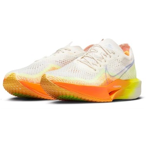 ☆NIKE ZOOMX VAPORFLY NEXT％ 3 淡白/蛍光オレンジ/蛍光黄 25.5cm ナイキ ズームX ヴェイパーフライ ネクスト％ 3 DV4129-101