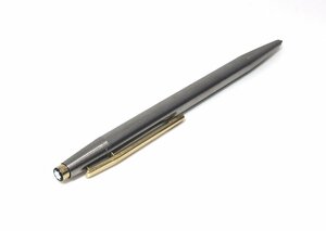 ★MONTBLANC モンブラン ノブレス NOBLESSE GERMANY ボールペン ノック式 筆記具 文房具 シルバー色 現状品★003270