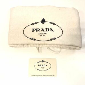 ★PRADA プラダ トートバッグ ハンドバック 三角プレート キャンバス ピンク系 中古★003837の画像10