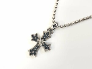 *blati Marie Bloody Mary Cross necklace silver SV925 10 character . men's lady's used *003818