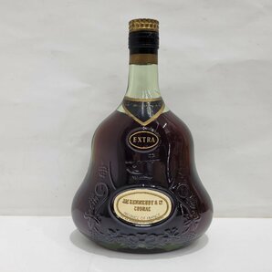 ▼Hennessy JASヘネシー エクストラ グリーンボトル 金キャップ ７００ｍｌ コニャック 古酒▼L000502の画像1