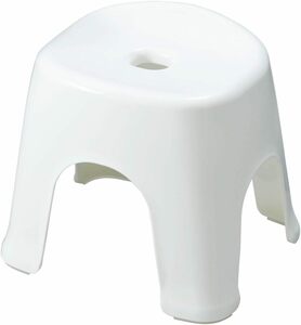 新輝合成 トンボ フロート 風呂椅子 Ag 抗菌 湯桶床置きカウンター置きが楽 ホワイト 幅36×奥行30×高さ30cm N30 