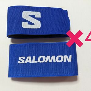 SALOMONサロモン　スキーバンド　スキーストラップ　ベルクロ4セット（8個）