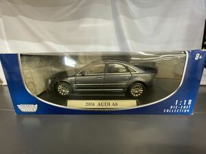 MOTOR MAX ミニカー 1/18 2004 AUDI A8 アウディ　グレー　