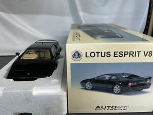 オートアート ミニカー 1/18 ロータス　LOTUS ESPRIT V8 ブラック