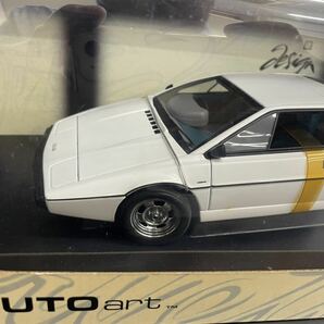 オートアート ミニカー 1/18 ロータス LOTUS ホワイト の画像2