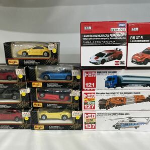 タカラトミー 50周年 1/64 ランボルギーニウラカン 日産GTR タンクローリー 海上保安庁 スーパーピューマ マイスト などの画像1