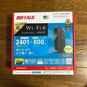 バッファロー Wi-Fi6 無線ルーター WSR-3200AX4S/BK 新品未開封