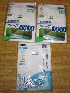 [未使用]グンゼ　ロングパンツ　サイズM 4枚セット　抗菌加工、消臭加工 