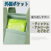 ミニトートバッグ レディース メンズ ランチバッグ 大容量　コンパクト トートバッグ お弁当 ファスナー付き ブラック 黒 丈夫 メンズ_画像8