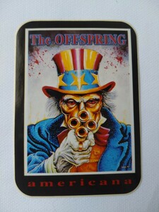 ステッカー・The OFFSPRING・americana・size:7×9.5cm・パンク・プラス2枚おまけ