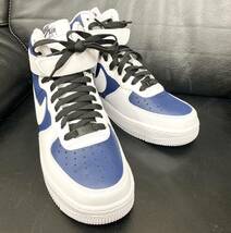 【未使用】NIKE /ナイキ /AIR FORCE 1 /HIGH 07 /LV8/ EMB_エアフォース /1 ハイ /07 /LV8 /EMB/26cm/BL/白青_画像1