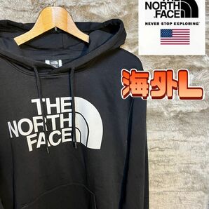 【日本未発売】THE NORTH FACE ザノースフェイス パーカー ブラック プルオーバー Lサイズ
