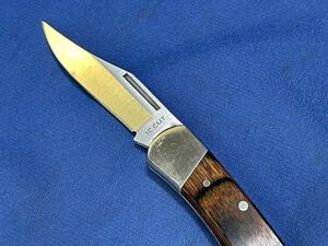  IC.CUT Knife『 アイシーカット フォールディングナイフ 』天然木製ハンドル StainIess hand made 石川刃物製作所 セキカットビンテージ