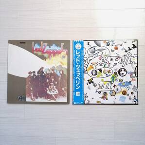 レッド ツェッペリン レコード 2セット Ⅱ・Ⅲ（帯付） LED ZEPPELIN 美品 グッズ ジミーペイジ の画像1