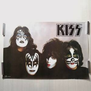 KISS Q② キッス 大判 ポスター メンバー グッズ　ユニバーサル not for sell