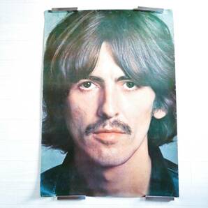 ジョージ ハリスン G⑰ 大判 ポスター 顔 BEATLES George Harrison グッズの画像1