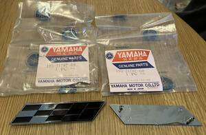 ヤマハ YAMAHA サイドカバーエンブレム チェッカーフラッグエンブレム 193-21787-60 2個セット