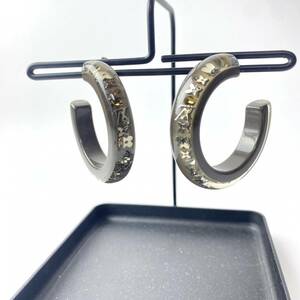 Louis Vuitton Louis Vuitton Ladies Clear Piercing Hoop LK0099