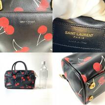 サンローラン SAINTLAURENT レディース 330958 ベイビーダッフル チェリー 2way ショルダーバッグ ハンドバッグ ボストン_画像9