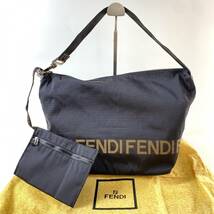 美品 フェンディ FENDI レディース ハンドバッグ ワンショルダー 肩掛け ポーチ 保存袋付き 2305 26587 098_画像1