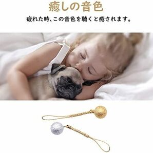 [サムコス] 水琴鈴 2色セット ストラップ 鈴 キーホルダー ストラップ 癒しの音色 厄除けお守り お守り 根付ストラップ 携帯の画像6