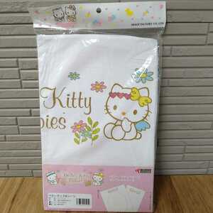 e510( стоимость доставки 230 иен )* не использовался * Hello Kitty 1 листов ввод baby LAP тип простыня . futon покрытие 75×125cm baby простыня покрытие постельные принадлежности 