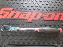 Snap-on スナップオン FHX80A 3/8角9.5mm角 首振りロック ラチェットレンチ ソフトグリップ 未使用品_画像2