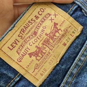 17．USA製 LEVI`S 90s オールド リーバイス 525刻印 610 デニム パンツ ジーンズ ハイウエスト アメカジ メンズW29L31 インディゴy302の画像3