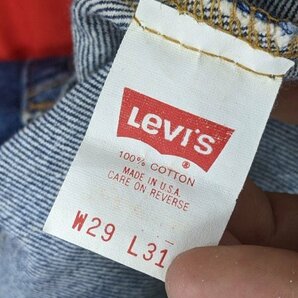 17．USA製 LEVI`S 90s オールド リーバイス 525刻印 610 デニム パンツ ジーンズ ハイウエスト アメカジ メンズW29L31 インディゴy302の画像6