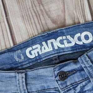 1．GRANCISCO グランシスコ ストレッチ素材 デニム カーゴ パンツ ジーンズ 作業着 ワークウェア メンズS インディゴ306の画像5
