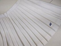 8．YONEX 日本製 ヨネックス プリーツ テニス スカート スコート スポーツウェア レディース58 白x407_画像2