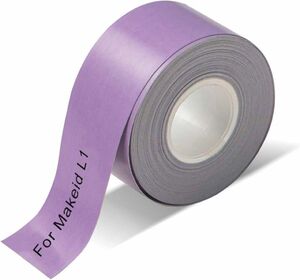 ラベルライター用テープ　PRT HPRT ラベルシール　15㎜　ピンク