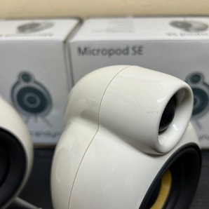 美品 / Scandyna スキャンダイナ MicroPod SE ホワイト PODSPEAKERS マイクロポッド 元箱付の画像6