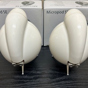 美品 / Scandyna スキャンダイナ MicroPod SE ホワイト PODSPEAKERS マイクロポッド 元箱付の画像4