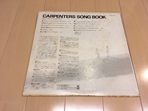 CARPENTERS SONG BOOK [LP]カーペンターズ ソング ブック_画像2