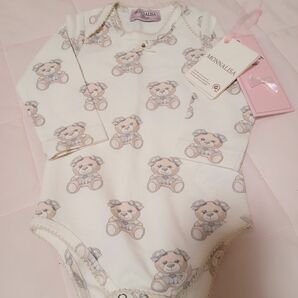 ブランドベビー服☆MONNALISA ロンパース bear 6M 60cm