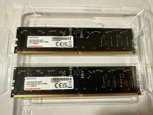 ADATA made DDR5 desk top memory PC4800(40) 16GB(8GB×2) AO2V48UC8W1-BA8S