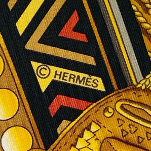 HERMES/ エルメス シルク スカーフ90/未使用品⑧の画像5