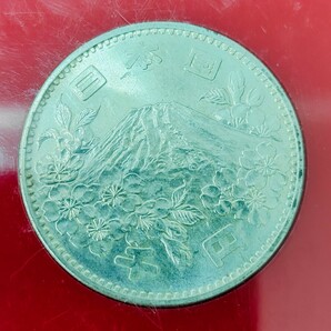 東京オリンピック 千円銀貨/昭和39年/ ケース入りの画像4