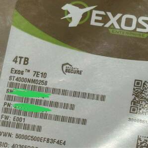 【新品未開封】 ハードディスクSEAGATE EXOS 7E8 4TBの画像3