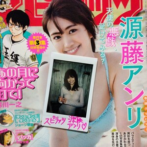 源藤アンリ　直筆サイン付きチェキ　雑誌懸賞当選品　非売品　当選通知付　抽プレ