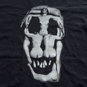 裸の女のドクロ サルバドール ダリ Tシャツ 芸術 XL 黒 ブラック SALVADOR DALI WOMEN FORMING A SKULL スカル 騙し絵 アート