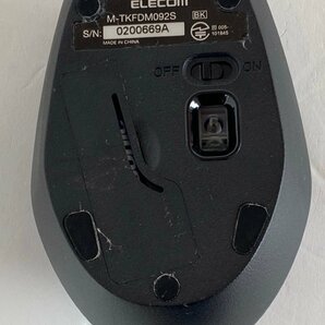 ELECOM 静音キーボード TK-FDM092SMBK 静音マウス付 エレコム ワイヤレス 動作確認済 ☆ちょこオク☆80の画像6