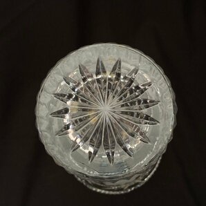 未使用 保管品 HOYA HOUSE&BEST クリスタルガラス カッティング フラワーベース 花瓶 ハウスアンドベスト  ☆ちょこオク☆80の画像6