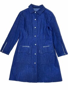 オシャレ☆ デニムジャケット レディース 古着 ワンピース ☆ちょこオク☆服80